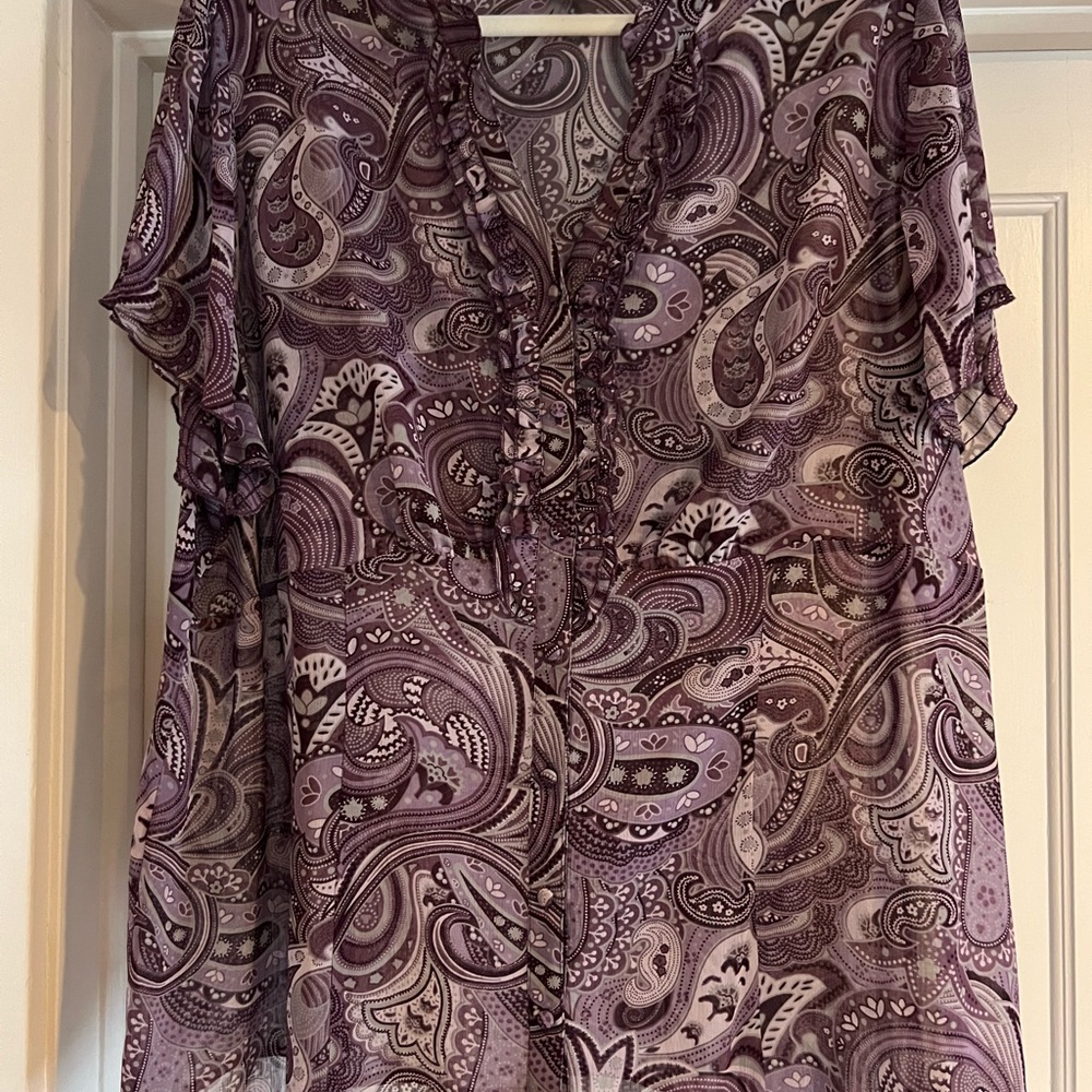 Paisley Print Women's Top